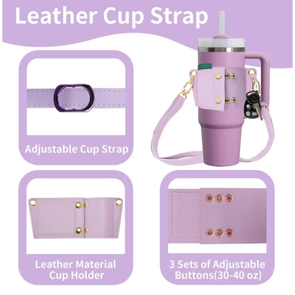 NIP - Stanley Cup Lavender Accessory Set (Tumbler not included!) - Picture 2 of 6